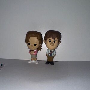 Funko Art Sculpture - Jim & Pam The Office Characters